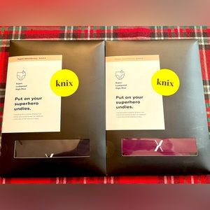 🎁NEW!! KNIX -2 PAIRS XL super absorbency high rise underwear. Free gift 🎁